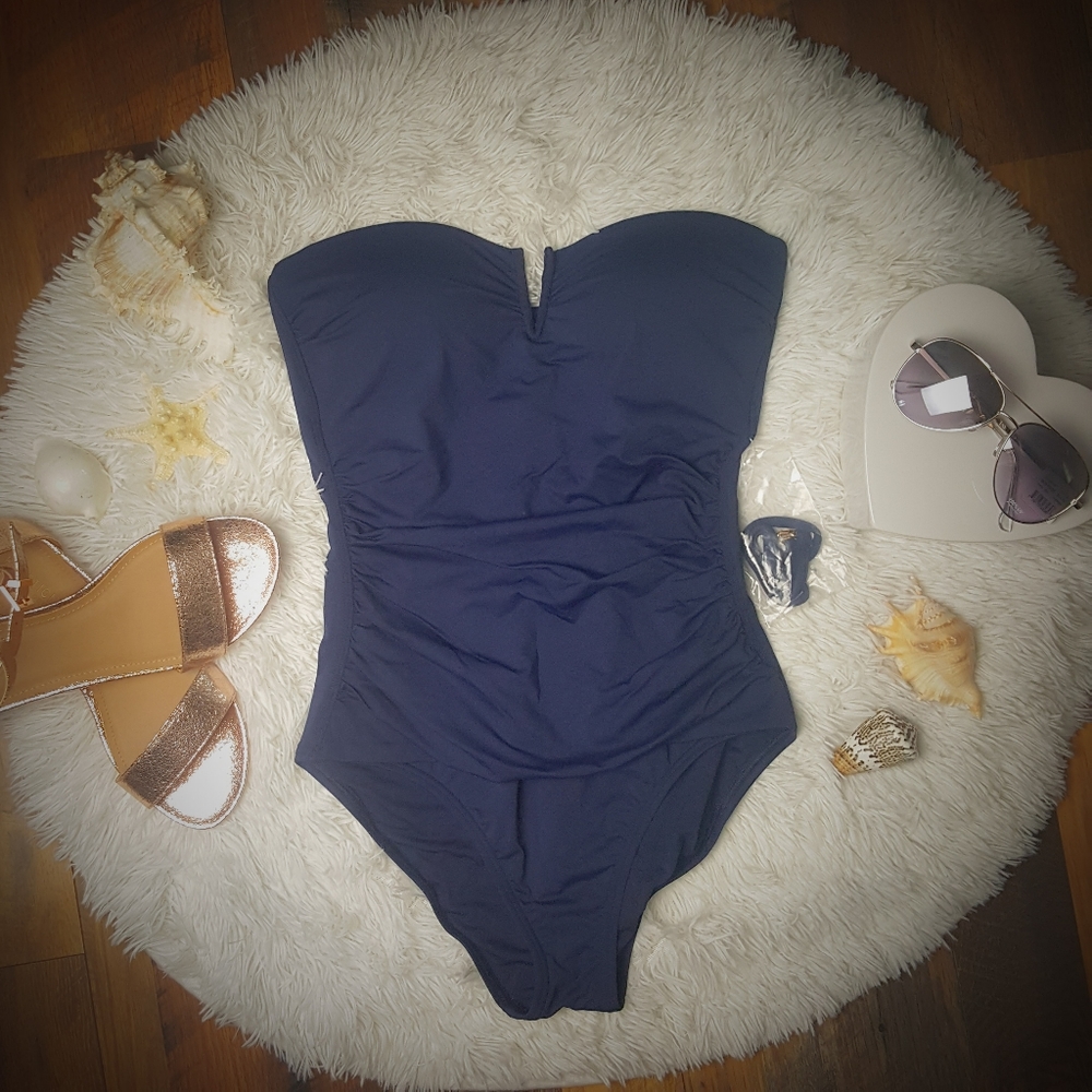 Tommy Bahama Navy One-piece Swimsuit - Picture 11 of 11